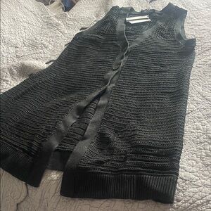 Banana Republic Black Sleeveless Sweater